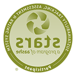 Sustainability tracking, assessment and rating system participant seal